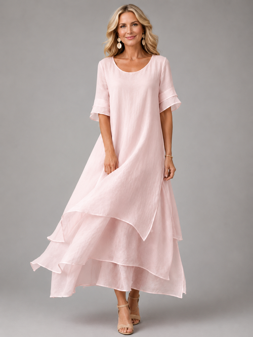 Liora - Vestido Longo Fluido Gracioso