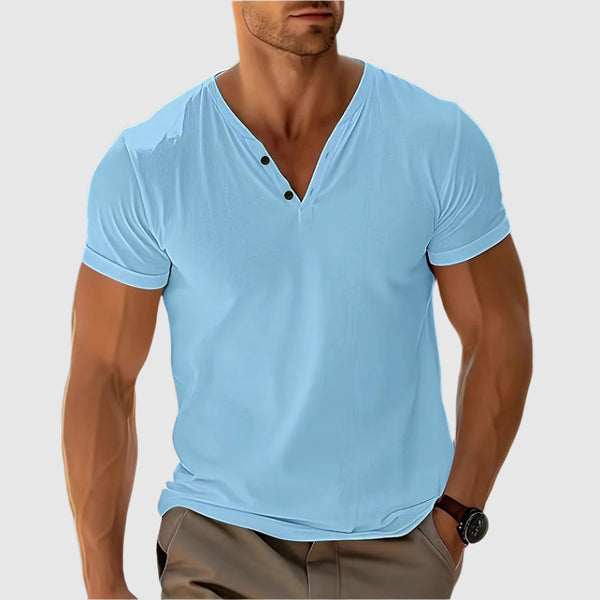 Timóteo - Camiseta Masculina Gola Portuguesa