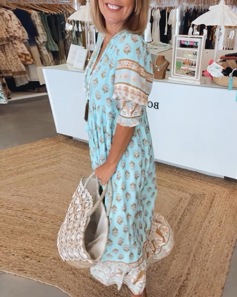 Rosangela - Vestido Midi Floral