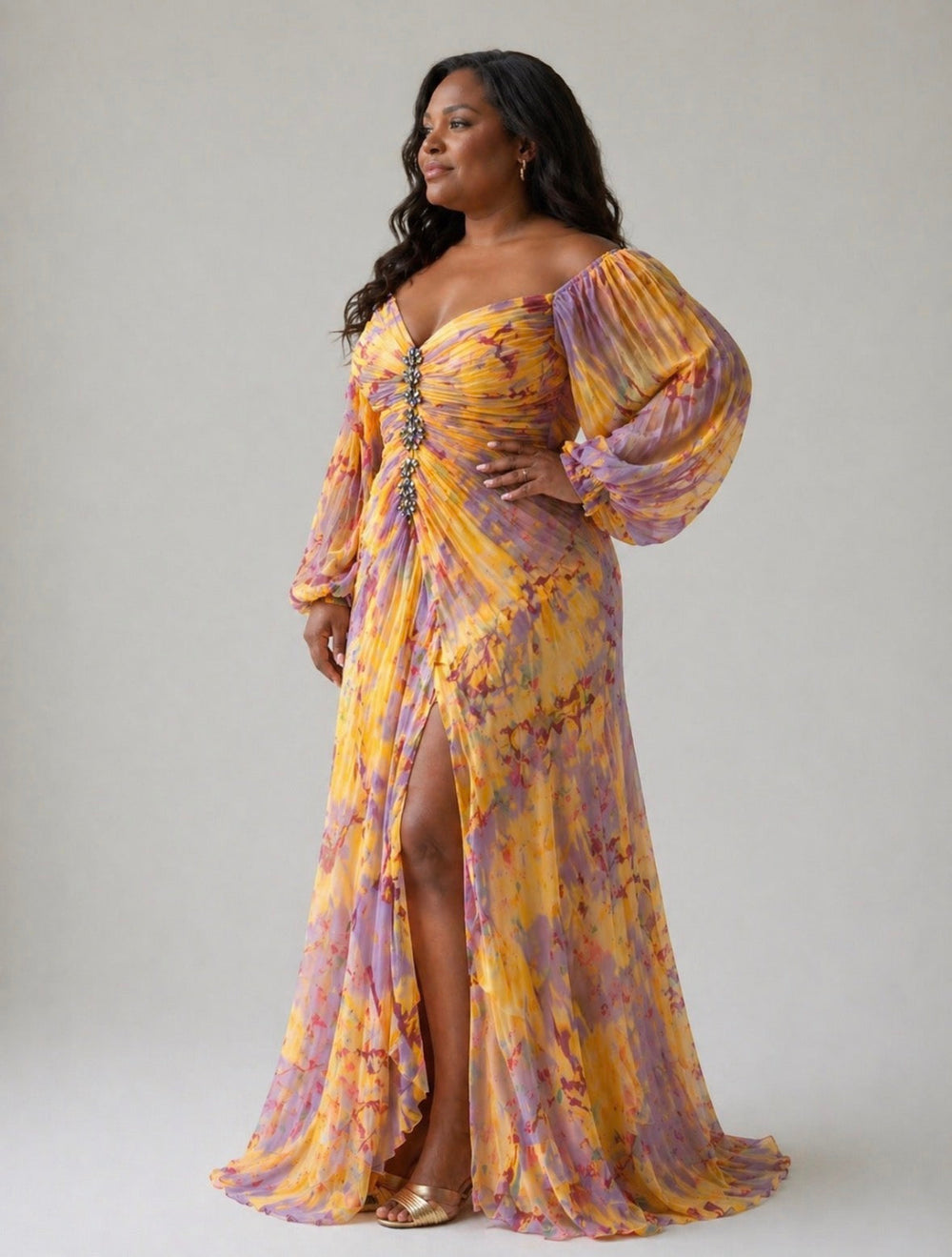 Dandara - Vestido Elegante com Decote V