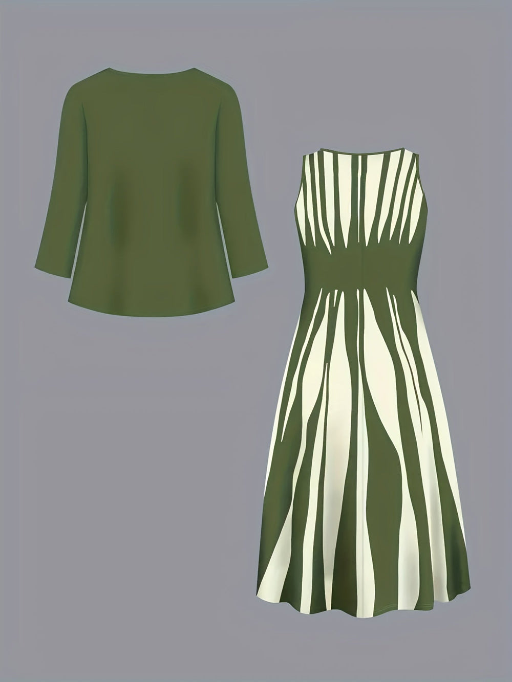 Ionete - Vestido de Festa Elegante Fluido