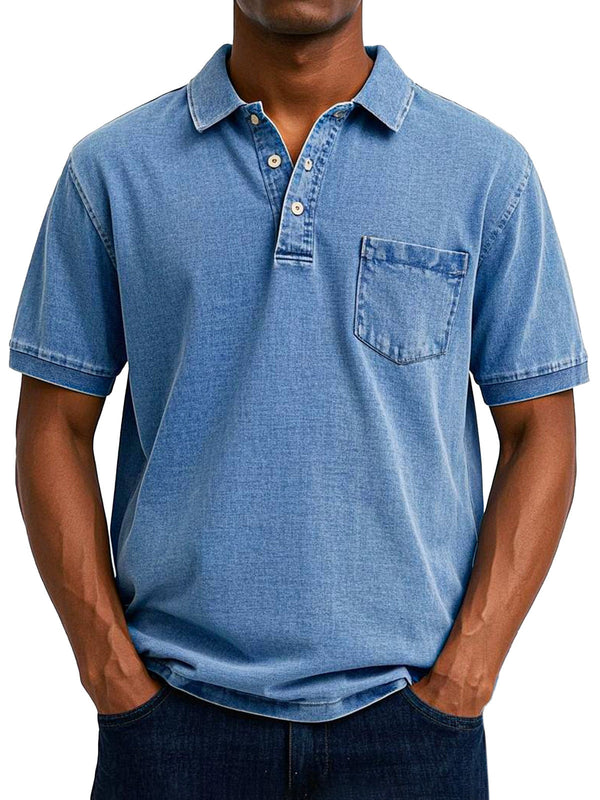 Zeferino - Camisa Polo Masculina Vintage