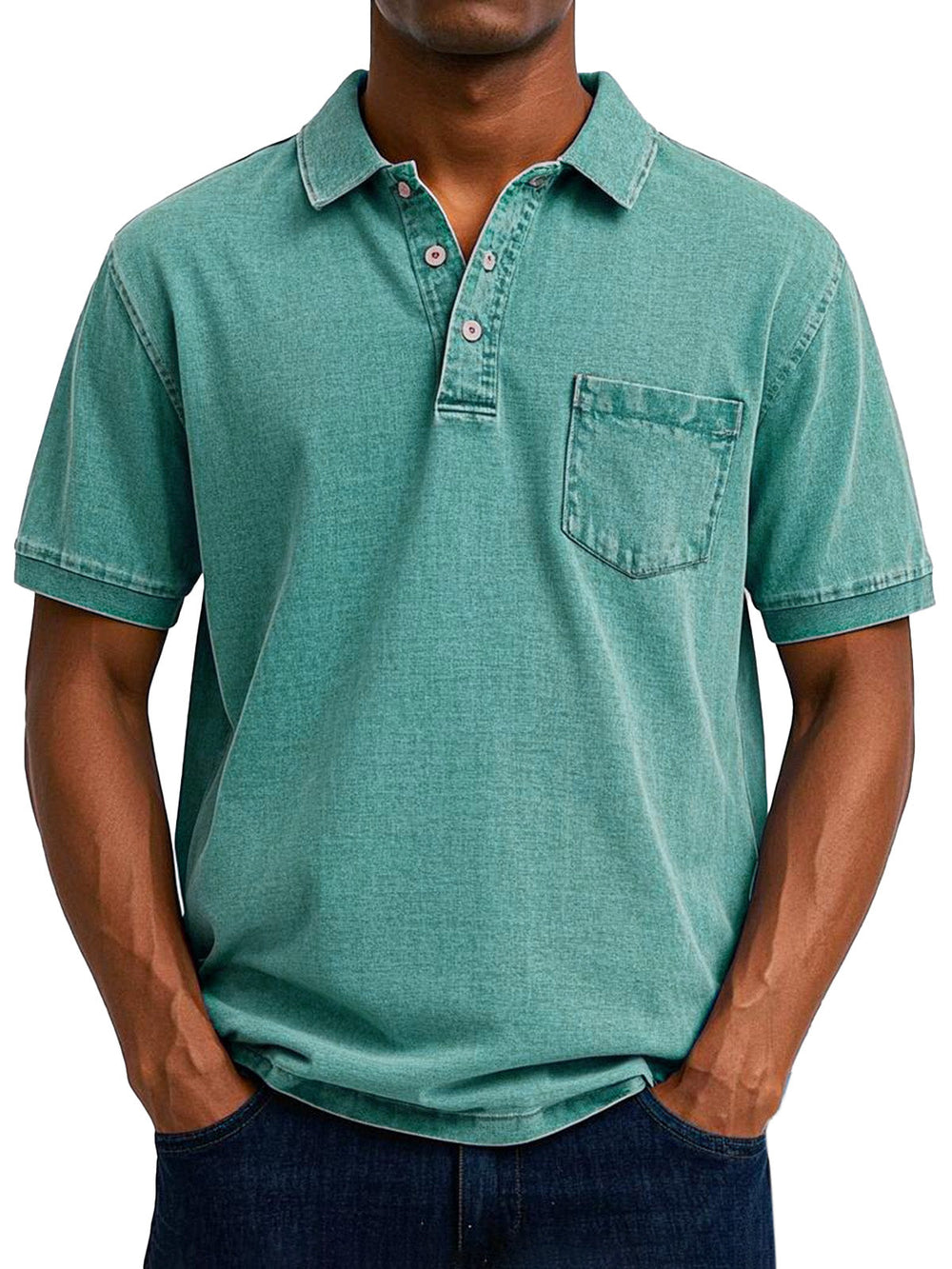 Zeferino - Camisa Polo Masculina Vintage