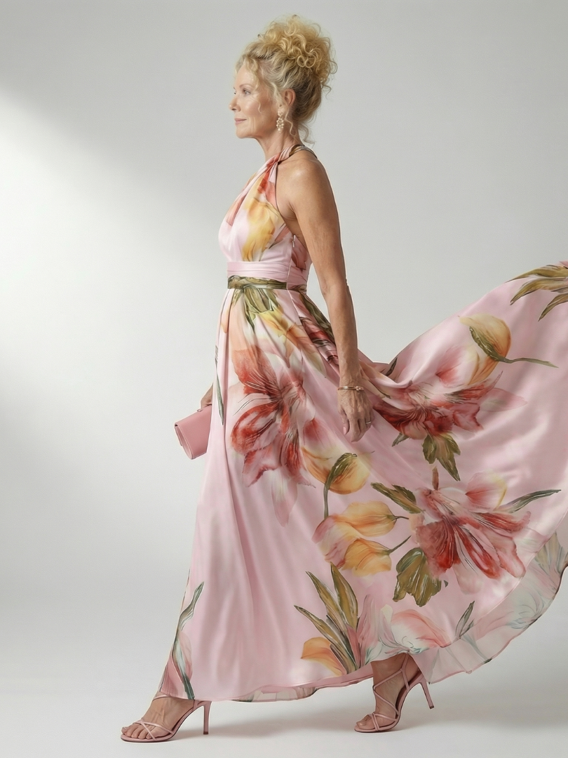 Amiel - Vestido Longo Floral Leve