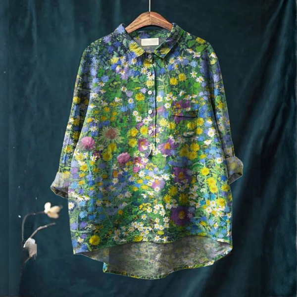 Diana - Blusa com Estampa de Flores do Campo
