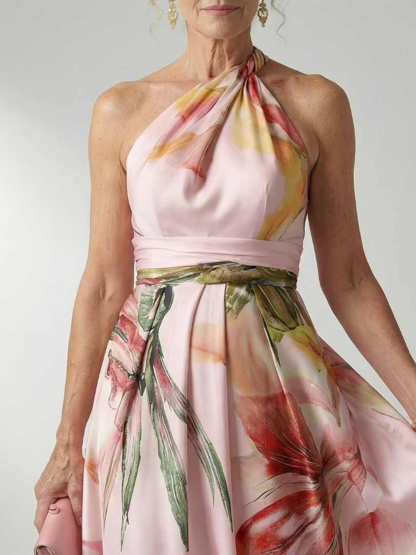 Amiel - Vestido Longo Floral Leve