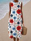 Emily - Vestido Midi Soltinho Sem Mangas
