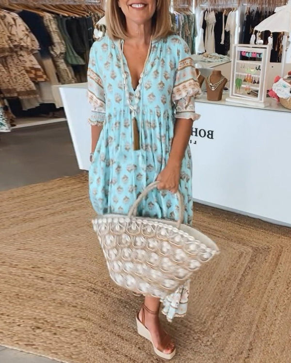 Rosangela - Vestido Midi Floral