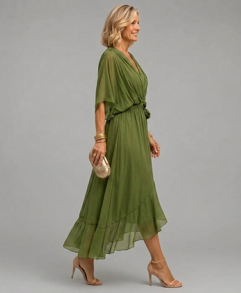 Monica - Vestido com Decote V