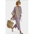 Gessi - Conjunto Feminino Listrado para o Verão