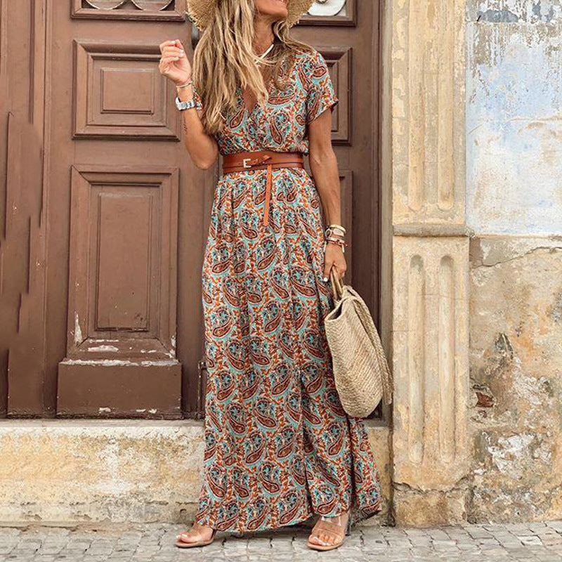Zilma - Vestido Longo Boho Leve