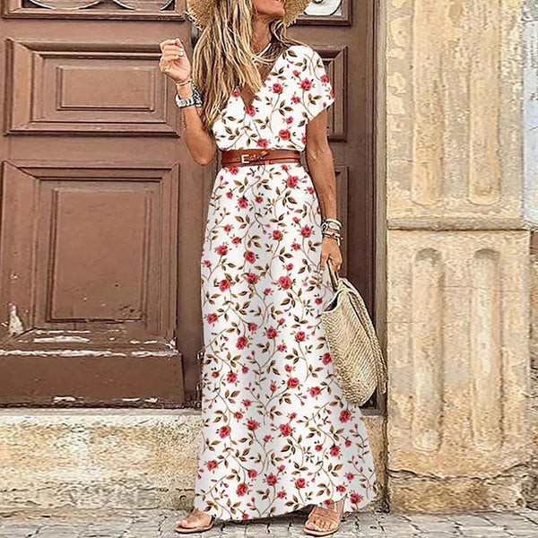 Zilma - Vestido Longo Boho Leve