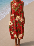Grace - Vestido Midi Soltinho Sem Mangas