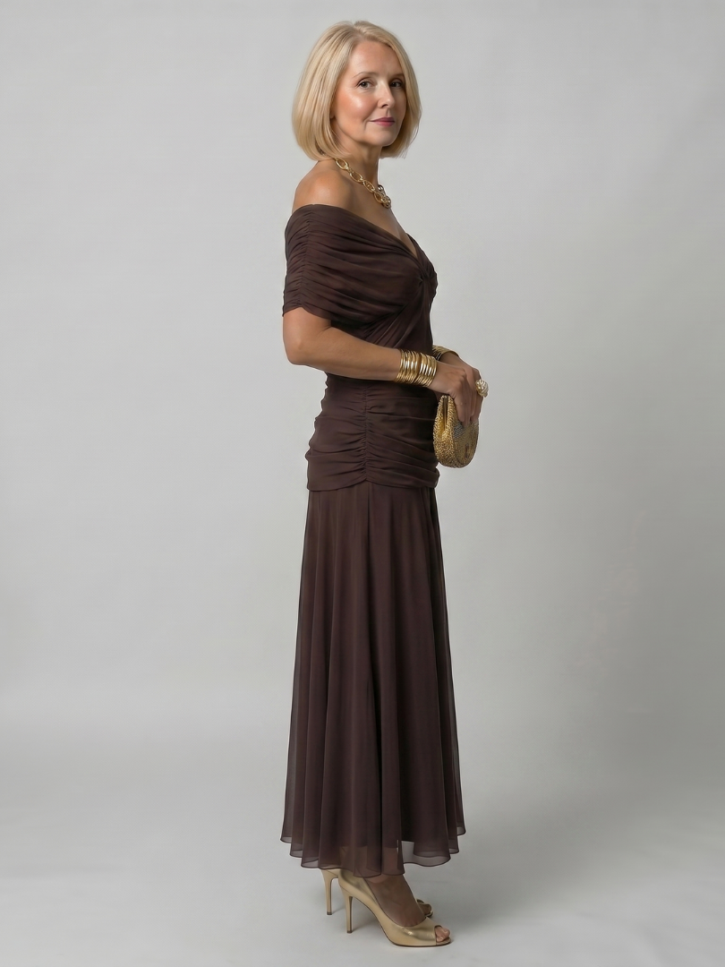 Alessandra - Vestido Midi Fluido