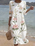 Karina - Vestido Casual Feminino com Estampa Floral