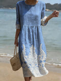 Kátia - Vestido Casual Feminino Estampa Floral