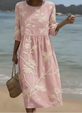 Jordana - Vestido Casual Feminino com Estampa Floral
