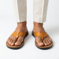 Policarpo - Sandália Masculina de Couro