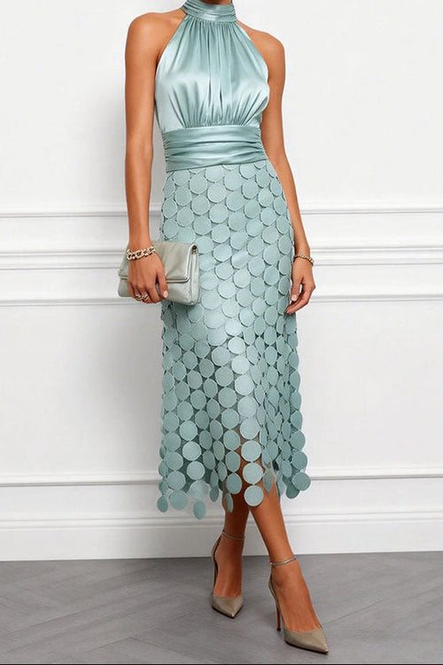 Cecília - Vestido Midi Elegante para Cerimônias