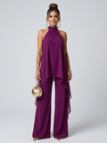 Zareen - Conjunto Túnica Assimétrica e Calça Pantalona