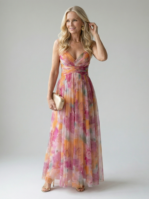 Aurora - Vestido Longo Envelope Suave