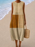 Stella - Vestido Midi Soltinho Sem Mangas