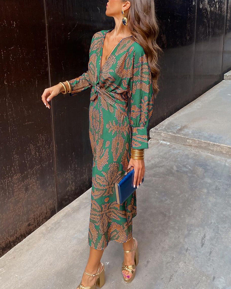 Rosalina - Vestido Longo Decote V