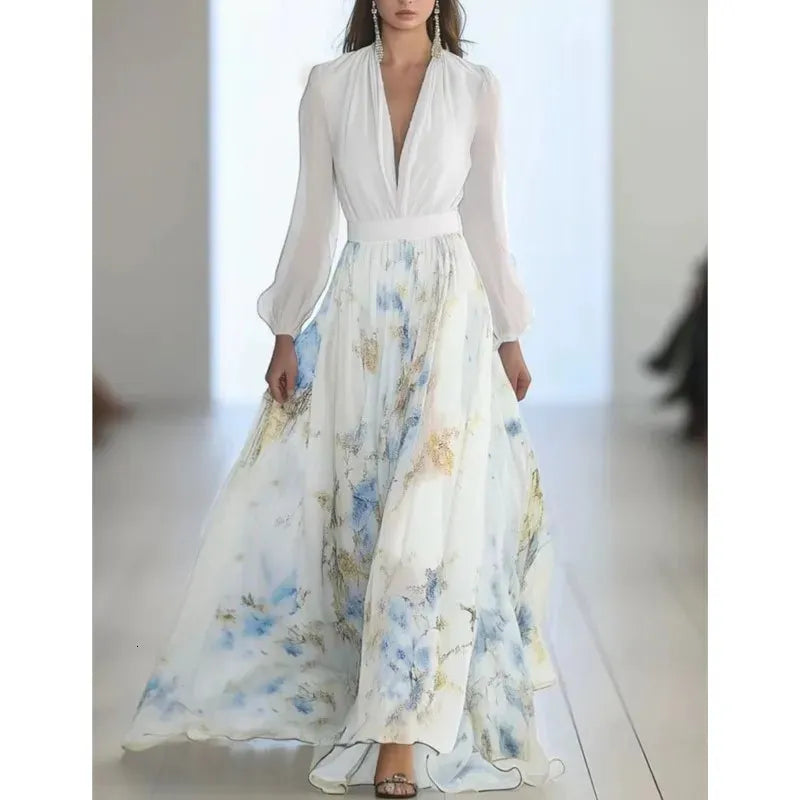Valdete - Vestido Longo Floral