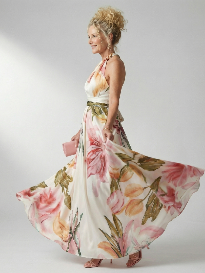 Amiel - Vestido Longo Floral Leve