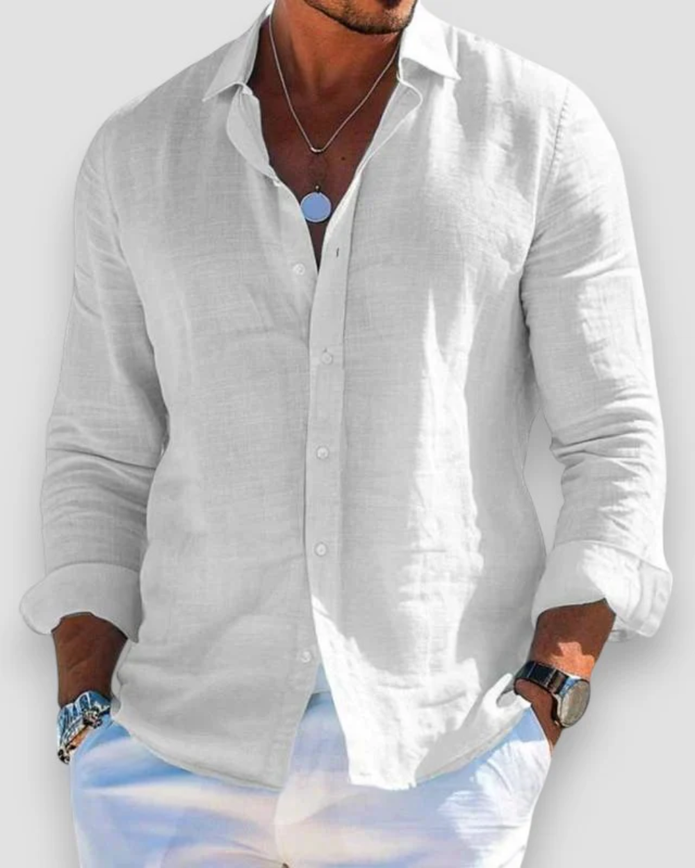 Honório - Camisa Masculina Manga Longa