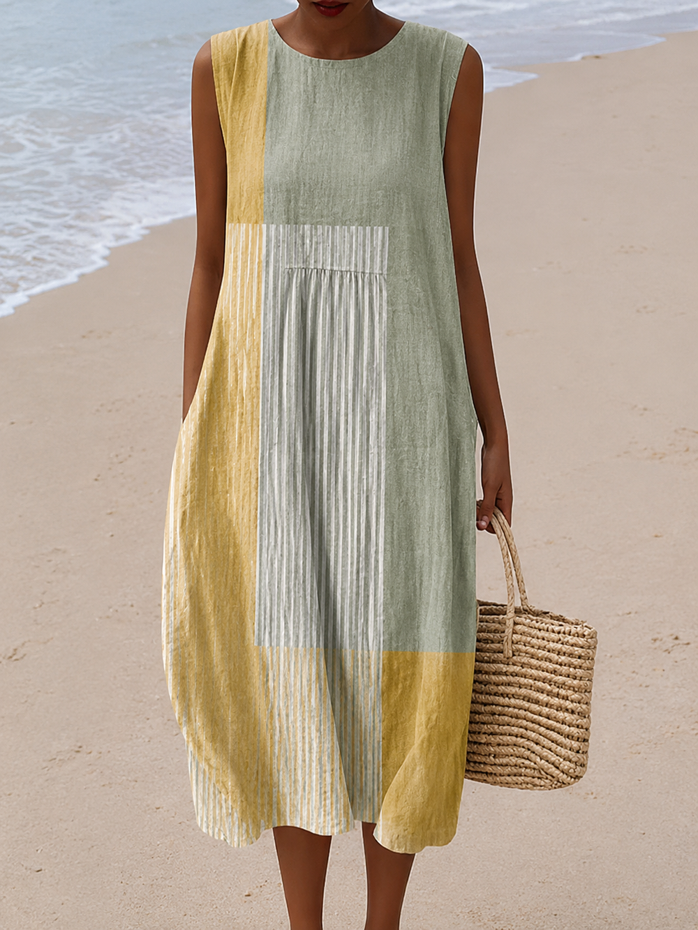 Nina - Vestido Midi Estampado