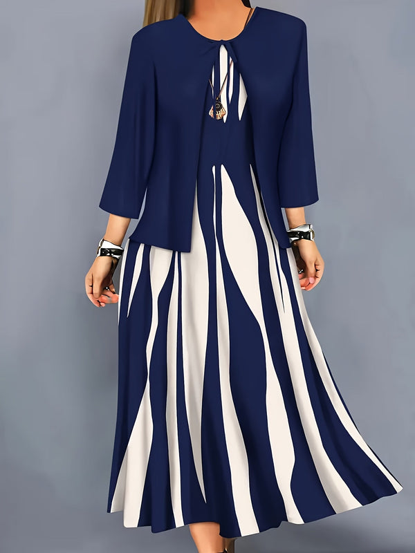 Ionete - Vestido de Festa Elegante Fluido