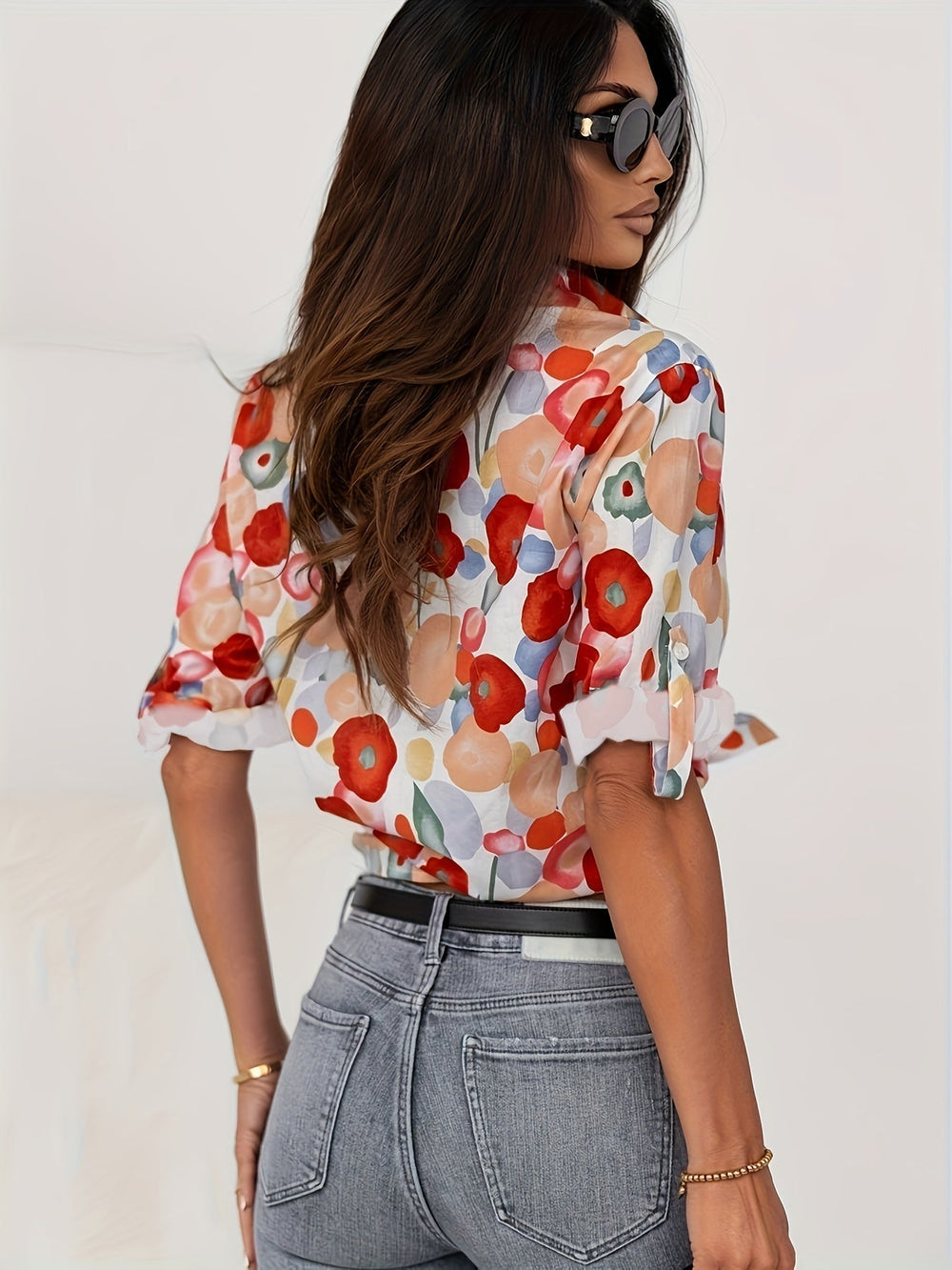 Rosilene - Camisa Feminina Manga Longa