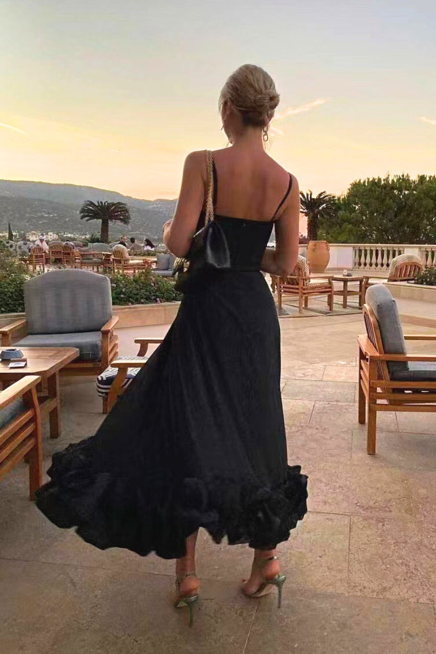Emanuela - Vestido Elegante Fluido