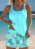 Barbara - Tankini Soltinho com Shorts de Tartarugas