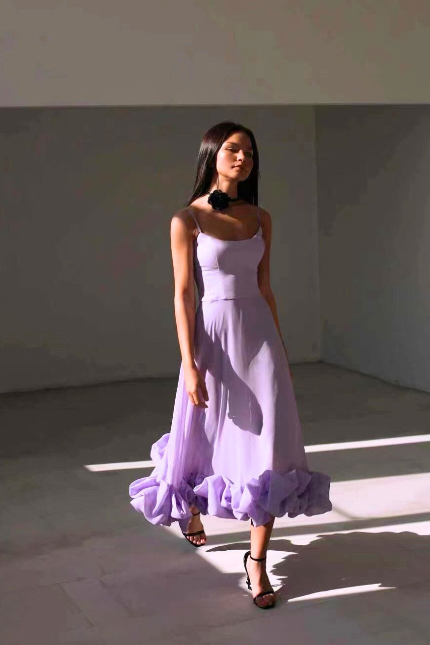Emanuela - Vestido Elegante Fluido