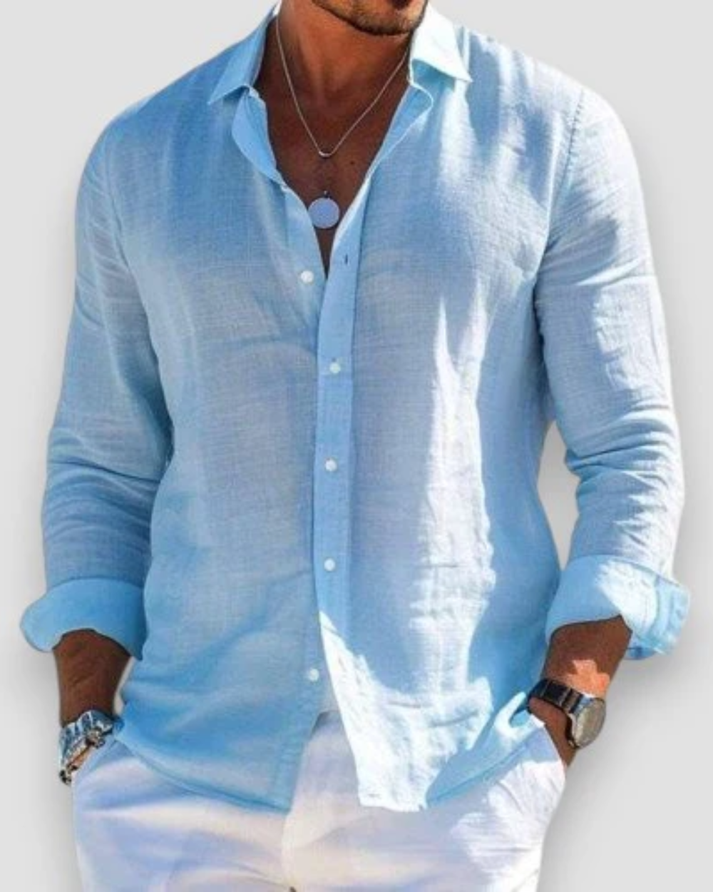 Honório - Camisa Masculina Manga Longa