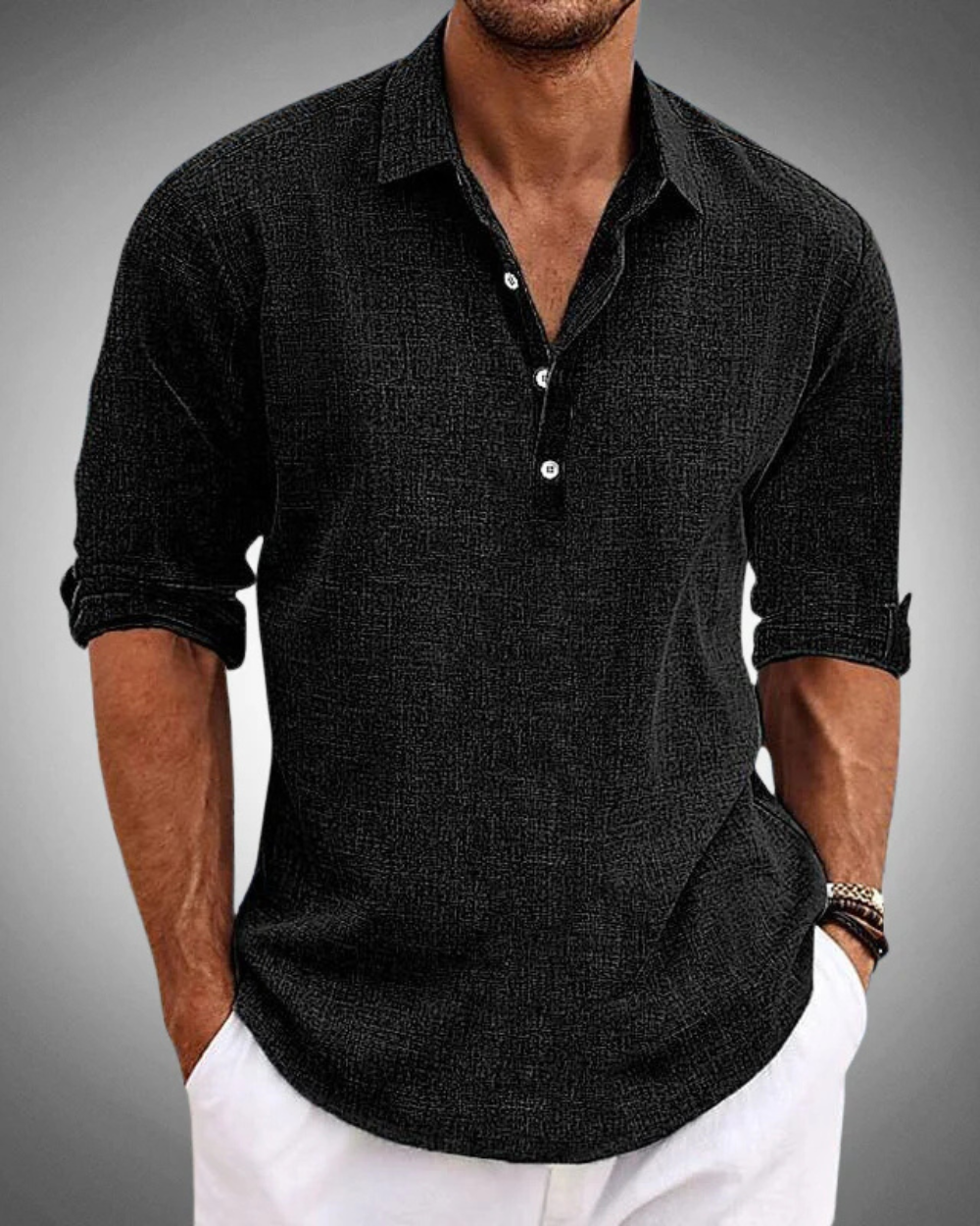 Fulgêncio - Camisa Masculina com Botões