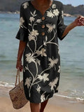 Luna - Vestido Casual Feminino com Estampa Floral