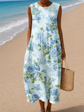 Janet - Vestido Casual Sem Mangas