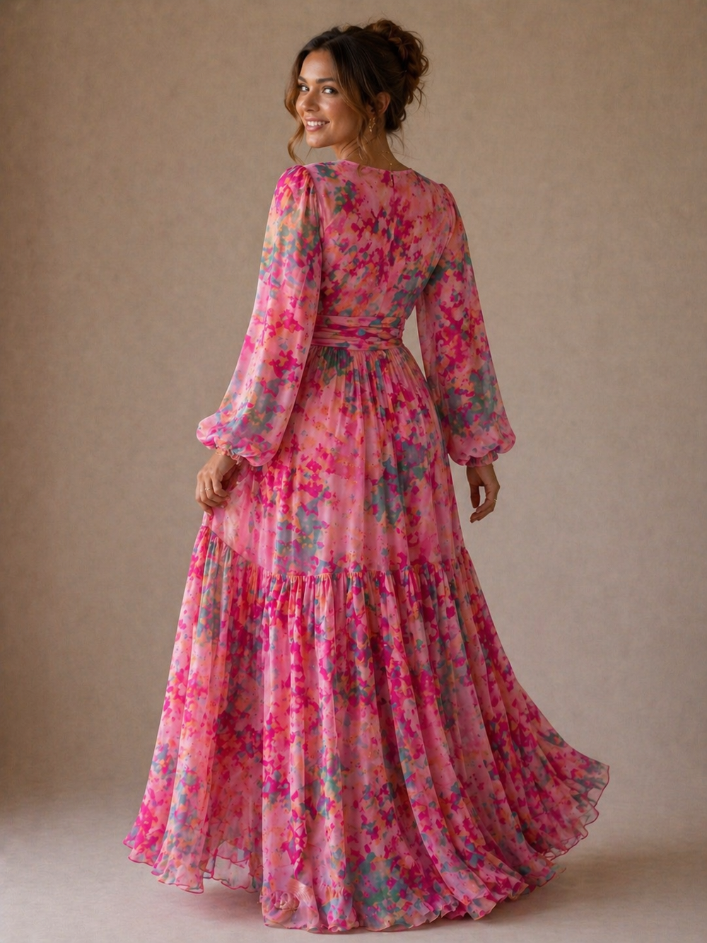 Fernanda - Vestido Envelope com Estampa Floral