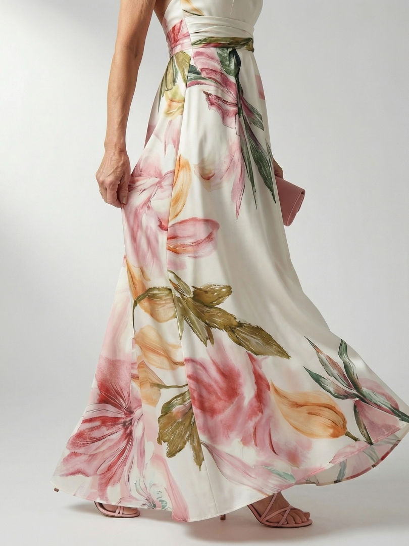 Amiel - Vestido Longo Floral Leve