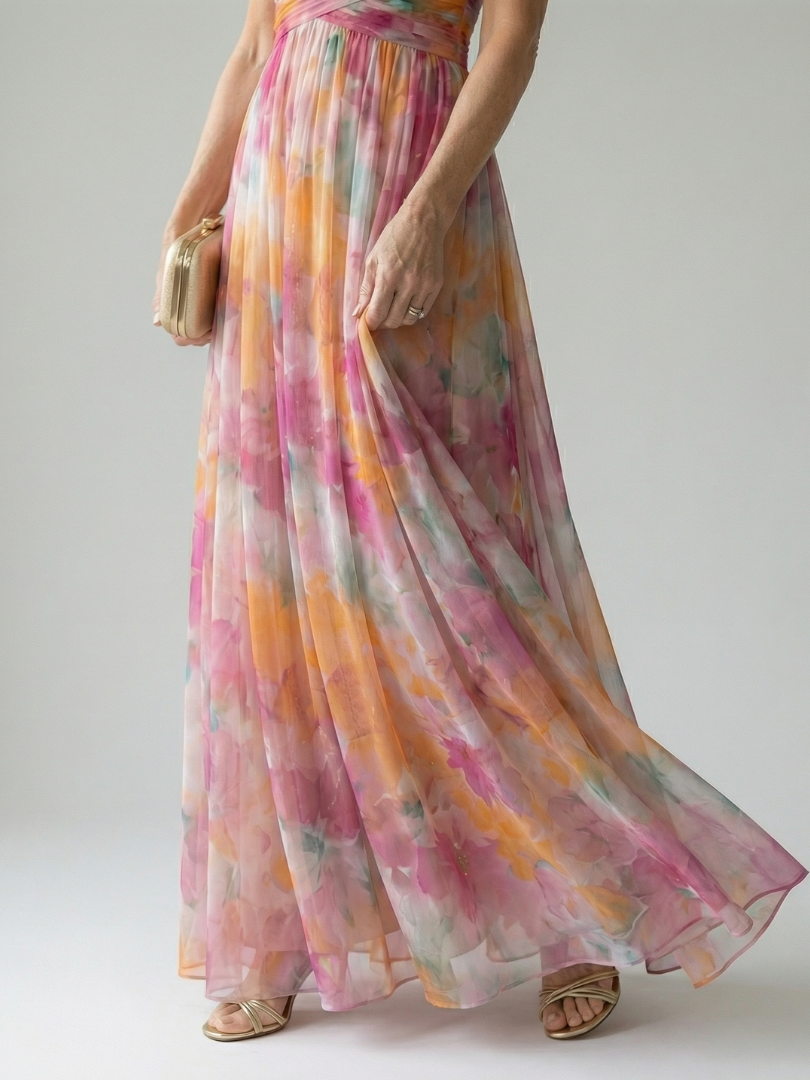 Aurora - Vestido Longo Envelope Suave
