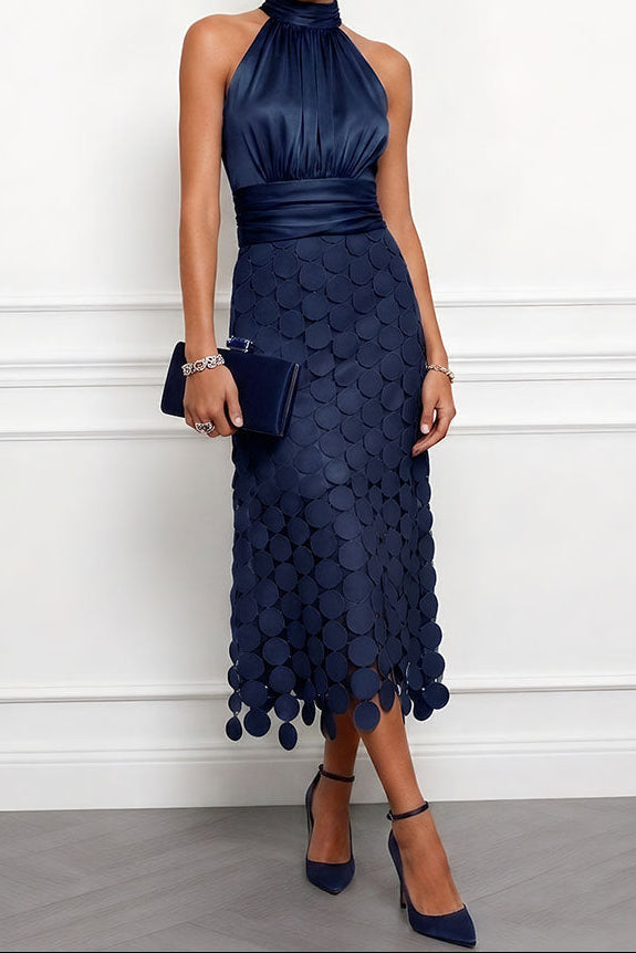 Cecília - Vestido Midi Elegante para Cerimônias