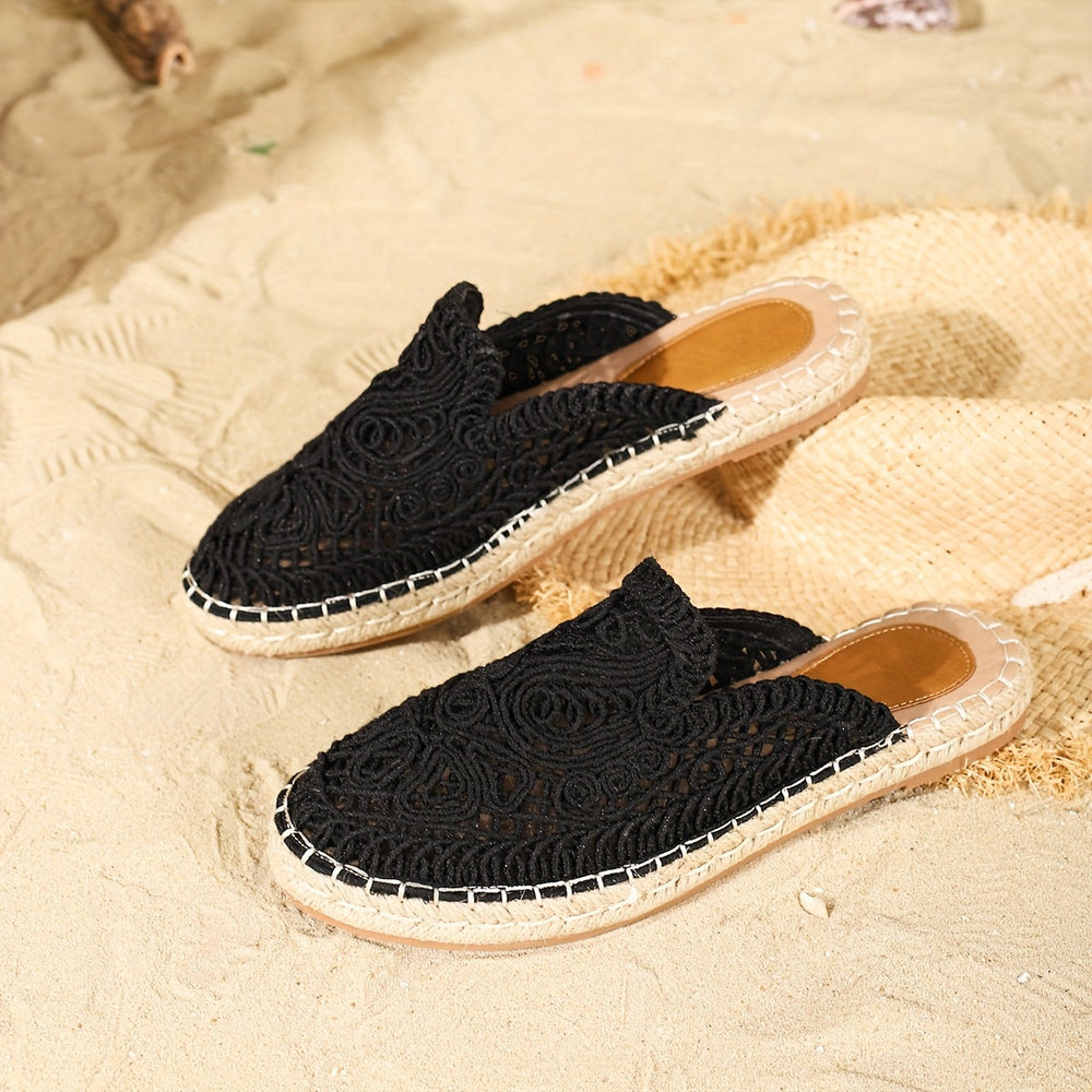Ermelinda - Sandália Feminina Slip On Trançada