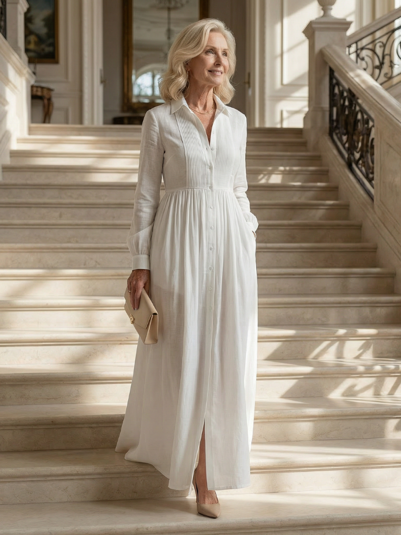 Pietra - Vestido Longo Fluido Suave