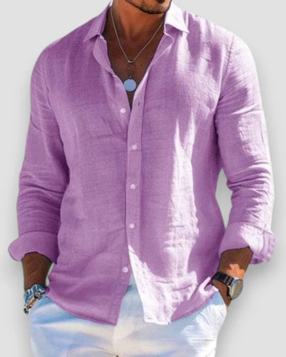 Honório - Camisa Masculina Manga Longa