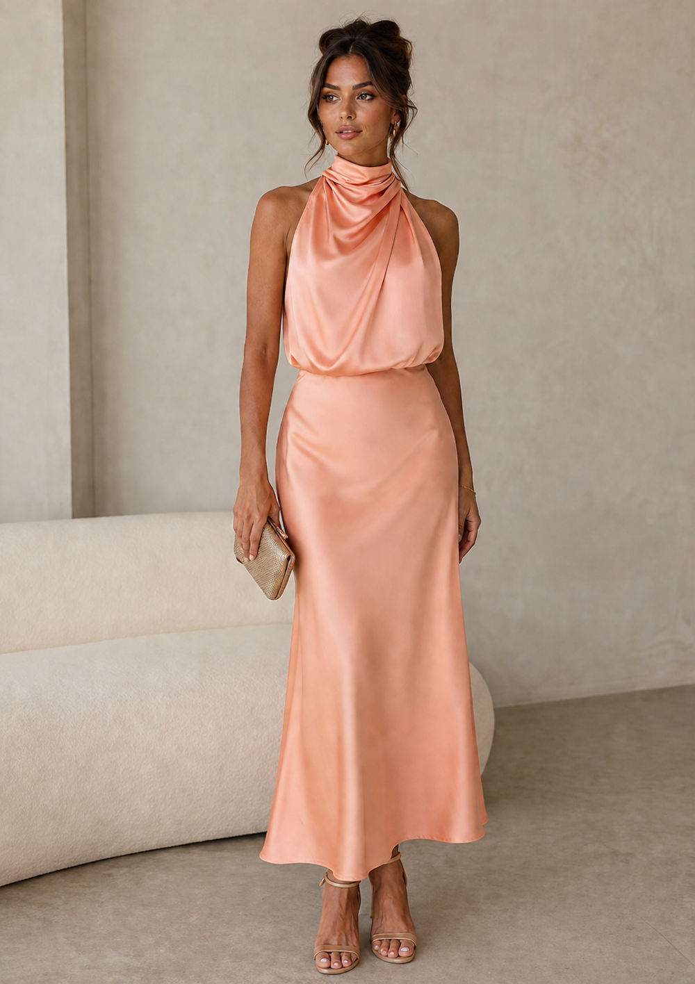 Elisa - Vestido Drapeado