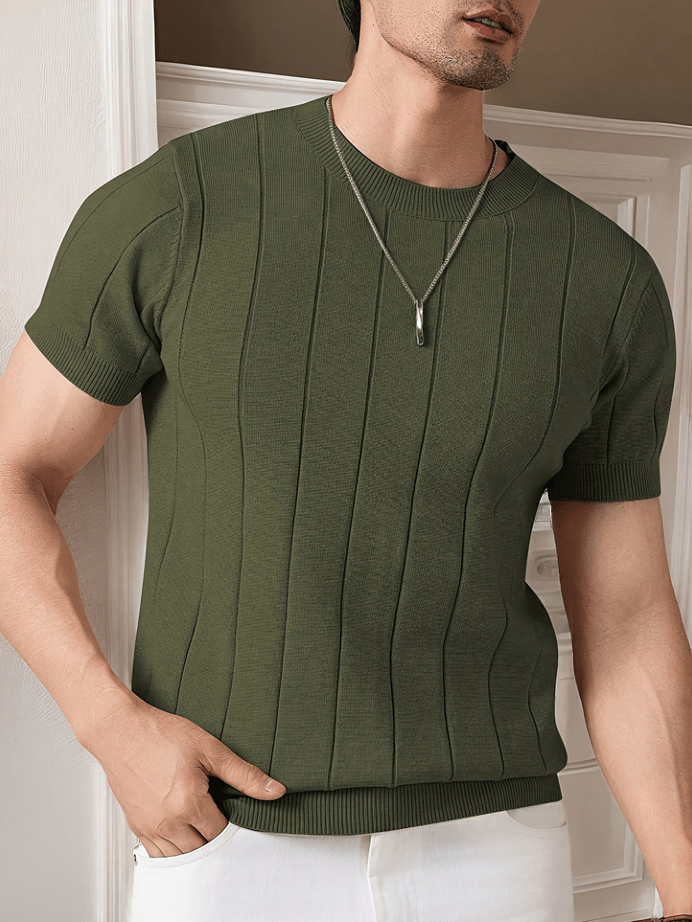 Severino - Camiseta Masculina Canelada