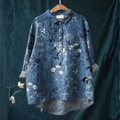 Graziela - Blusa com Estampa Botânica de Flores do Campo